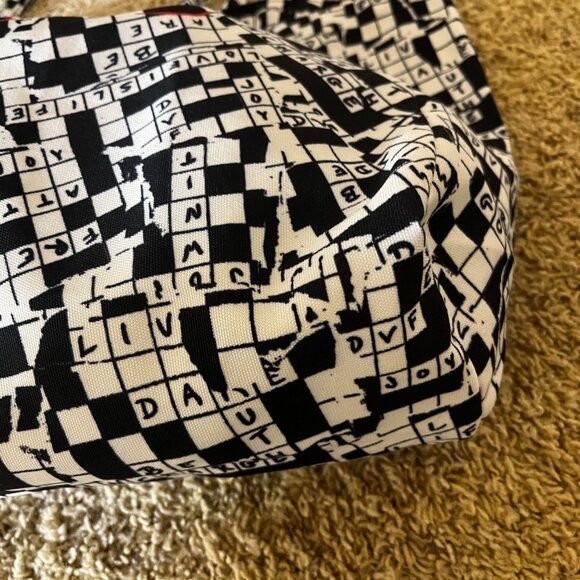 Diane von Furstenberg 50th Anniversary Tote Bag Crossword NEW - Picture 7 of 9